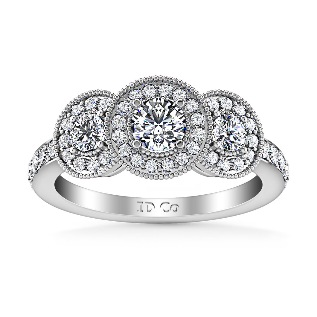 Three Stone Engagement Ring Giselle