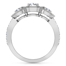Load image into Gallery viewer, Three Stone Engagement Ring Giselle