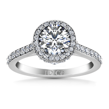 Load image into Gallery viewer, Halo Engagement Ring Milana