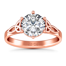 Load image into Gallery viewer, Solitaire Engagement Ring Fiona Celtic Knot