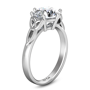 Solitaire Engagement Ring Fiona Celtic Knot