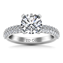 Load image into Gallery viewer, Pave Engagement Ring Gardenia