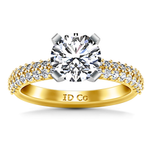 Load image into Gallery viewer, Pave Engagement Ring Gardenia