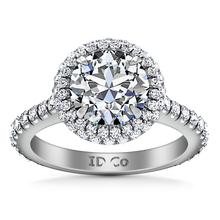 Load image into Gallery viewer, Halo Engagement Ring Blossom