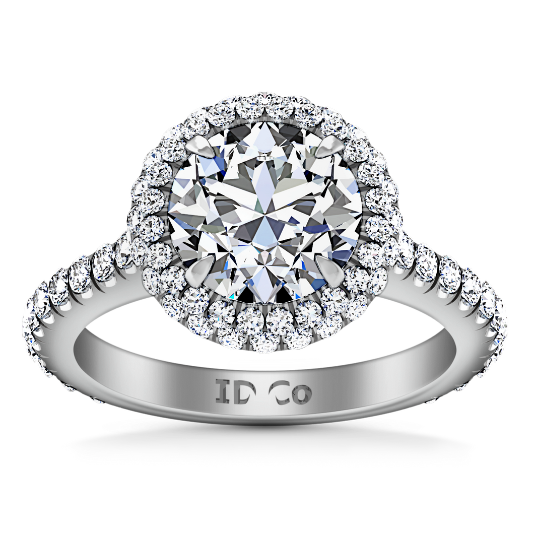Halo Engagement Ring Blossom