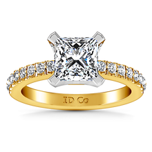 Load image into Gallery viewer, Pave Princess Cut Engagement Ring Prima