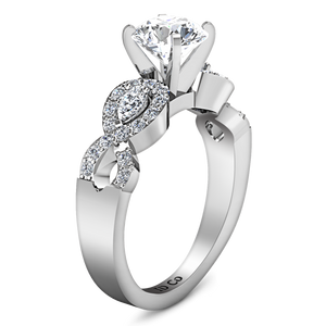 Pave Engagement Ring Chloe
