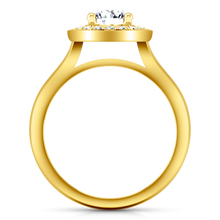 Load image into Gallery viewer, Halo Engagement Ring Erica