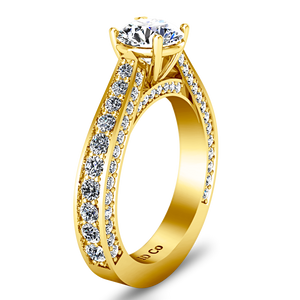 Pave Engagement Ring Elizabeth