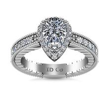 Load image into Gallery viewer, Halo Engagement Ring Candence