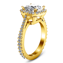 Load image into Gallery viewer, Halo Cushion Cutengagement Ring Adalyn
