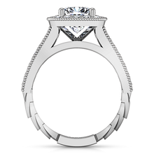 Load image into Gallery viewer, Halo Cushion Cut Engagement Ring Geneve