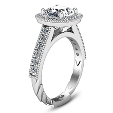 Load image into Gallery viewer, Halo Cushion Cut Engagement Ring Geneve