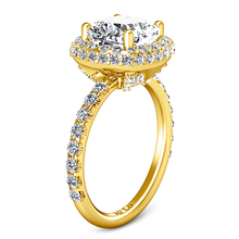Load image into Gallery viewer, Halo Cushion Cut Engagement Ring Kristine