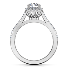 Load image into Gallery viewer, Halo Engagement Ring Mallory