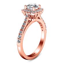 Load image into Gallery viewer, Halo Engagement Ring Mallory