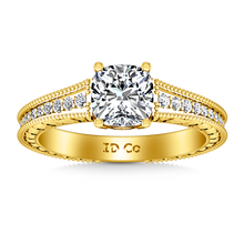 Load image into Gallery viewer, Pave Cushion Cut Engagement Ring Primrose