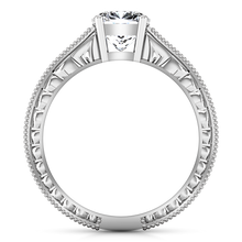 Load image into Gallery viewer, Pave Cushion Cut Engagement Ring Primrose