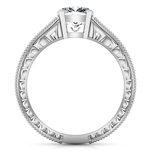 Pave Cushion Cut Engagement Ring Primrose