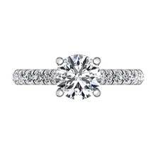 Load image into Gallery viewer, Pave Engagement Ring Anabelle