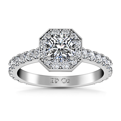 Halo Engagement Ring Irina