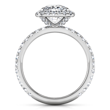 Load image into Gallery viewer, Halo Cushion Cut Engagement Ring Salice