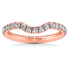Load image into Gallery viewer, Diamond Wedding Band Emotion