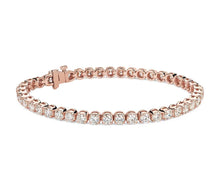 Load image into Gallery viewer, Classic Round Cut Tennis Bracelet