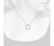 Load image into Gallery viewer, Diamond Circle Necklace
