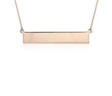 Load image into Gallery viewer, Engravable Bar Necklace