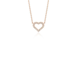 Mini Heart Diamond Pendant