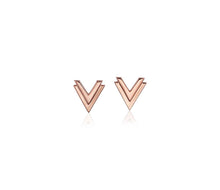 Load image into Gallery viewer, Double Chevron Earrings