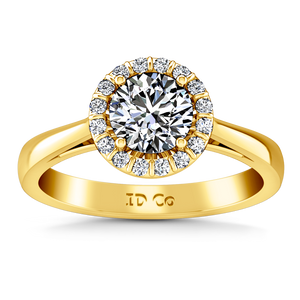 Halo Engagement Ring Soleil
