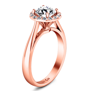 Halo Engagement Ring Soleil
