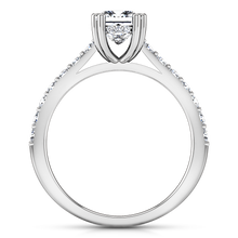 Load image into Gallery viewer, Pave Princess Cut Engagement Ring Jasmine