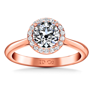 Halo Engagement Ring Etoile