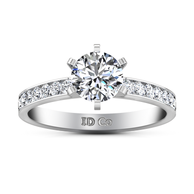 Pave Engagement Ring Yvonne