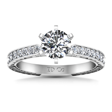Load image into Gallery viewer, Pave Engagement Ring Arabesque