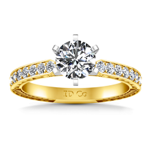Load image into Gallery viewer, Pave Engagement Ring Arabesque