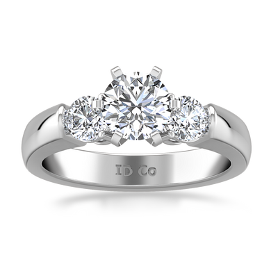 Three Stone Engagement Ring Justine