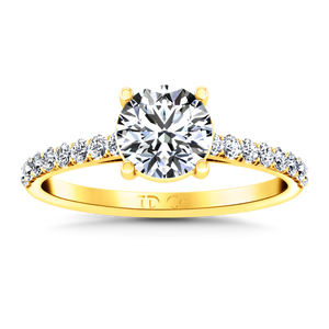 Pave Engagement Ring Yvette