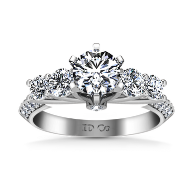 Pave Engagement Ring Regal