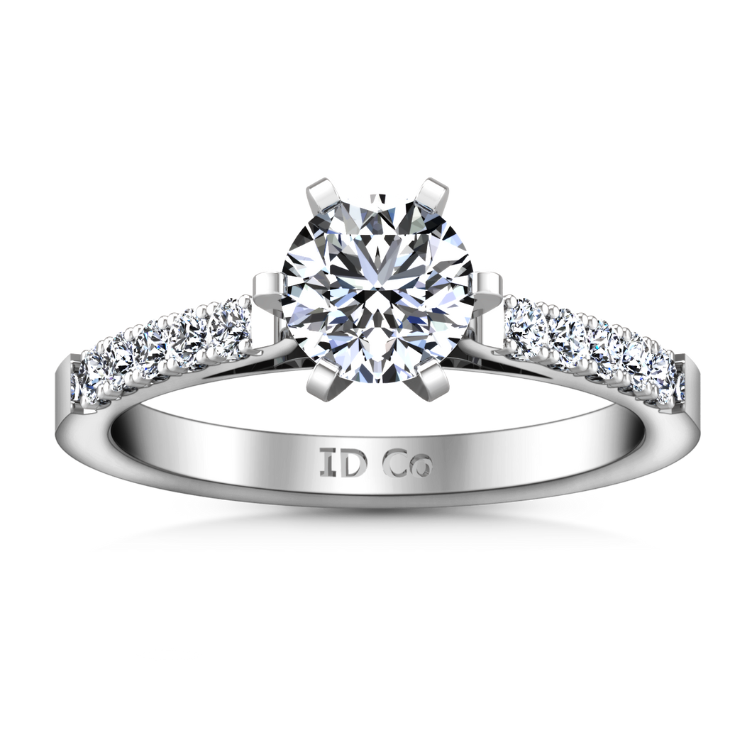 Pave Engagement Ring Beth