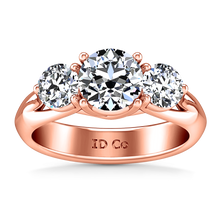 Load image into Gallery viewer, Three Stone Engagement Ring Charlotte