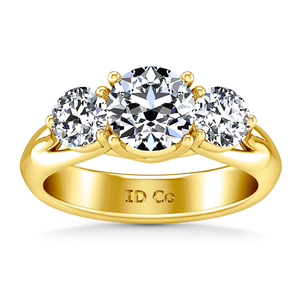 Three Stone Engagement Ring Charlotte