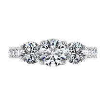 Load image into Gallery viewer, Three Stone Engagement Ring Victoria