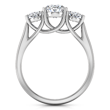 Load image into Gallery viewer, Three Stone Engagement Ring Arabella