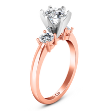 Load image into Gallery viewer, Three Stone Engagement Ring Talia