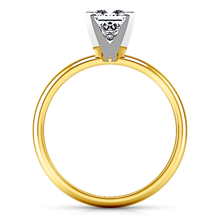 Load image into Gallery viewer, Solitaire Princess Cut Engagement Ring Comfort Fit