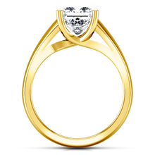Load image into Gallery viewer, Solitaire Princess Cut Engagement Ring Leyla